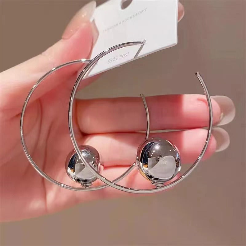 Large elegant earrings