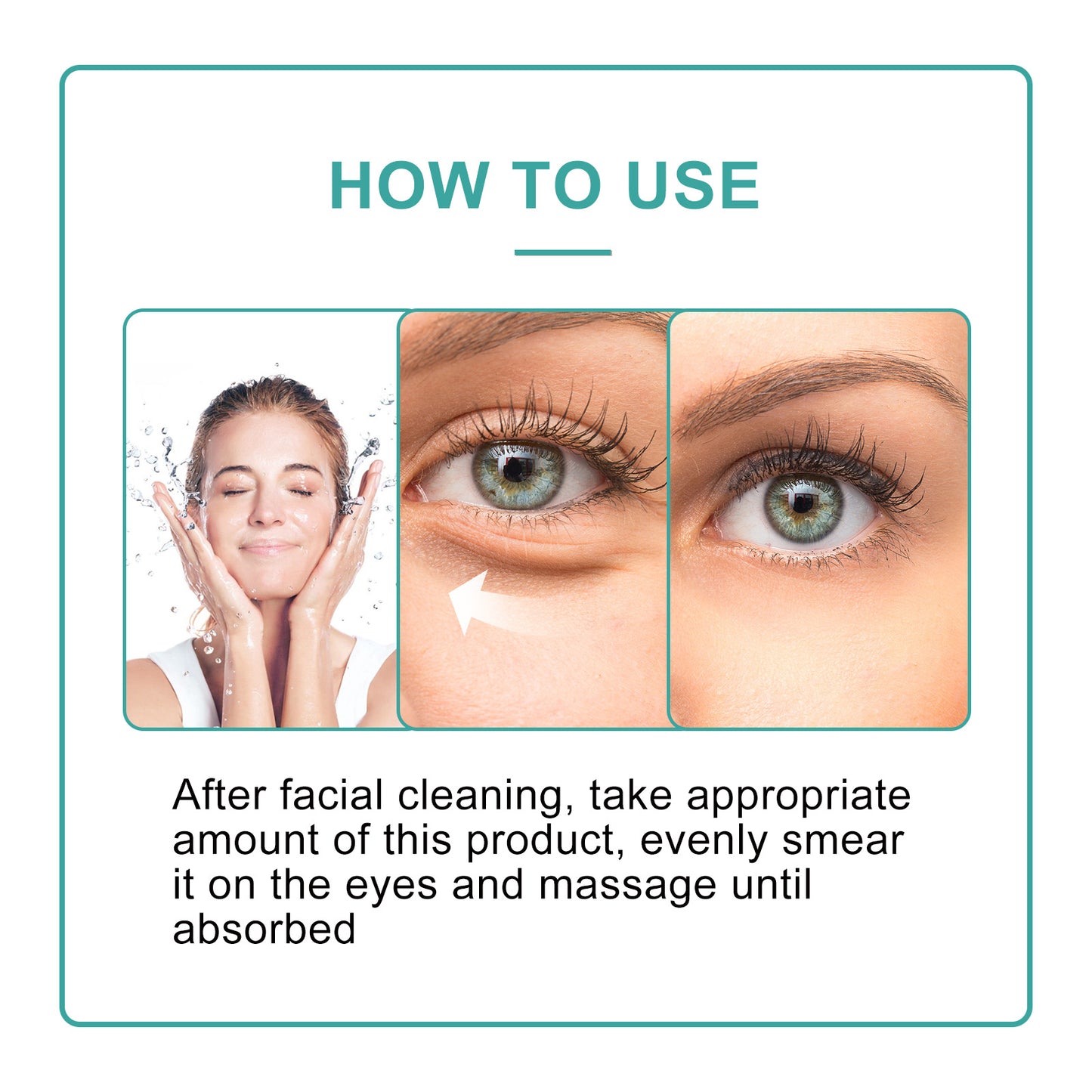 Eye Gel, Tyra Fade Eye Fine Lines Eye Pouch Black Rim Of The Eye It Moisturizes The Eyes