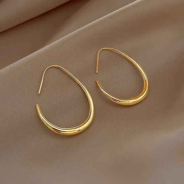 Simple design geometric earrings