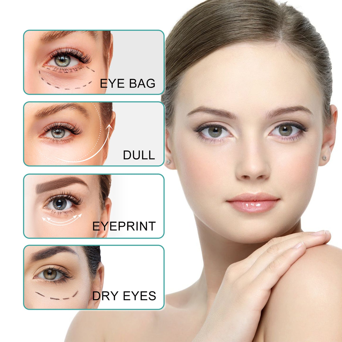 Eye Gel, Tyra Fade Eye Fine Lines Eye Pouch Black Rim Of The Eye It Moisturizes The Eyes
