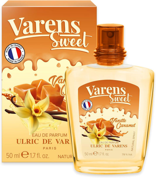 Eau de Parfum Varens Sweet Vanilla Caramel - Gourmand, Caramel, Vanilla - Women's Perfume - Spray - Made in France - 50 ml
