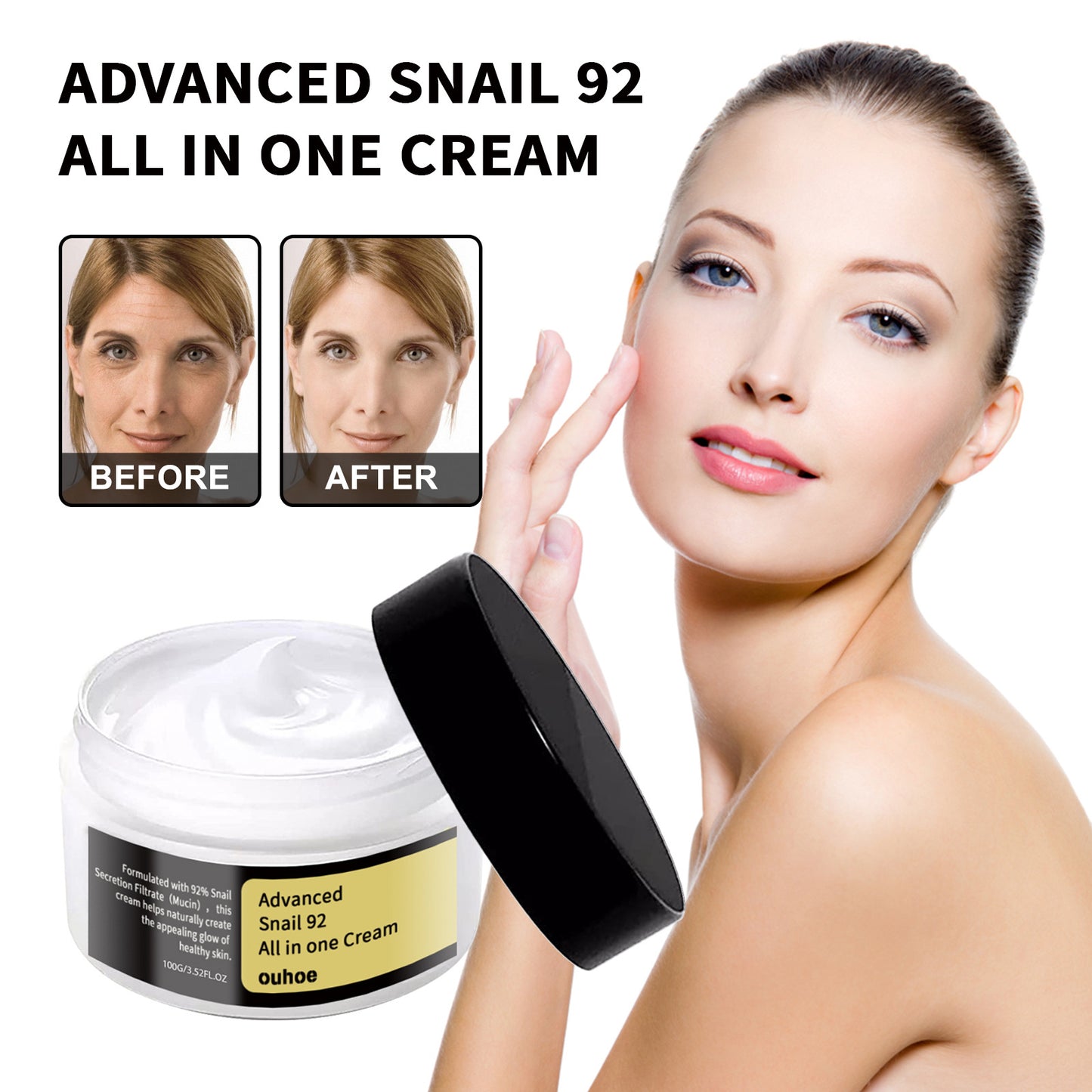 Snail Cream Gentle, Nourishing, Hydrating And Firming Facial Skin Moisturizing Care Essence