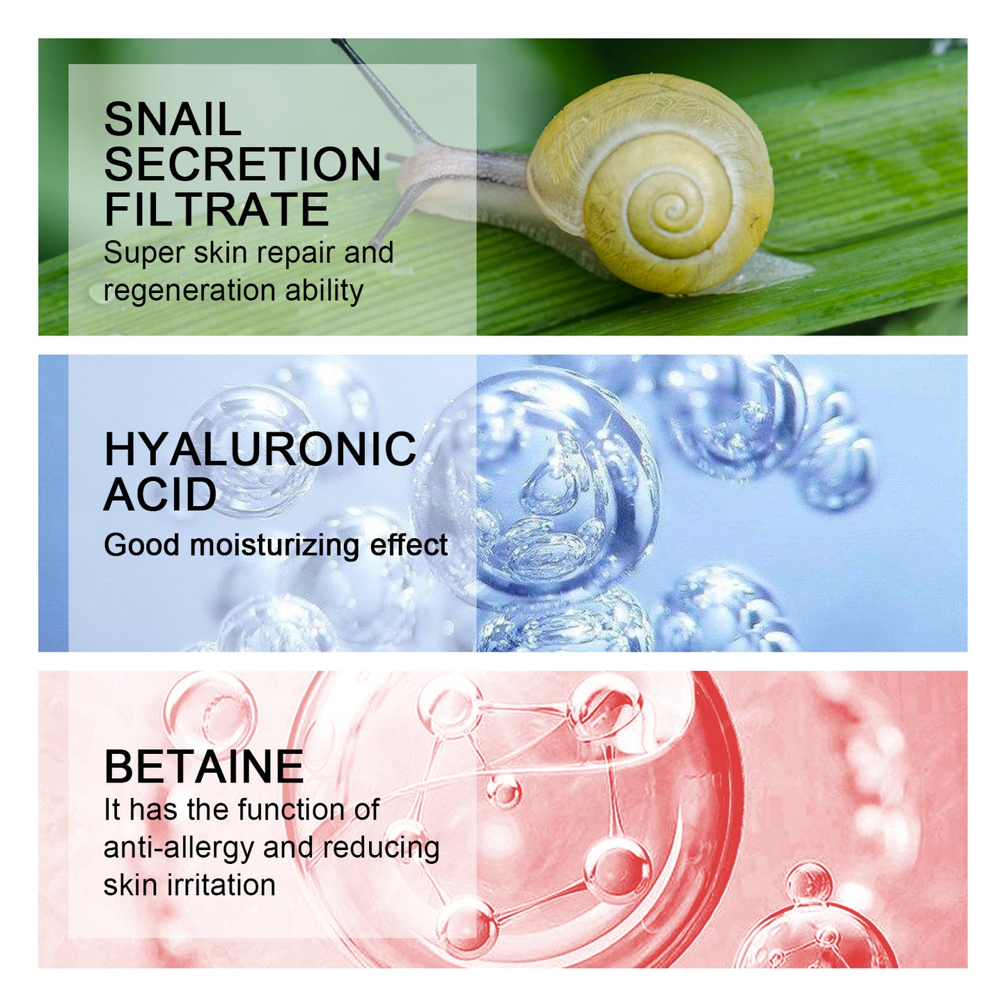 Snail Cream Gentle, Nourishing, Hydrating And Firming Facial Skin Moisturizing Care Essence
