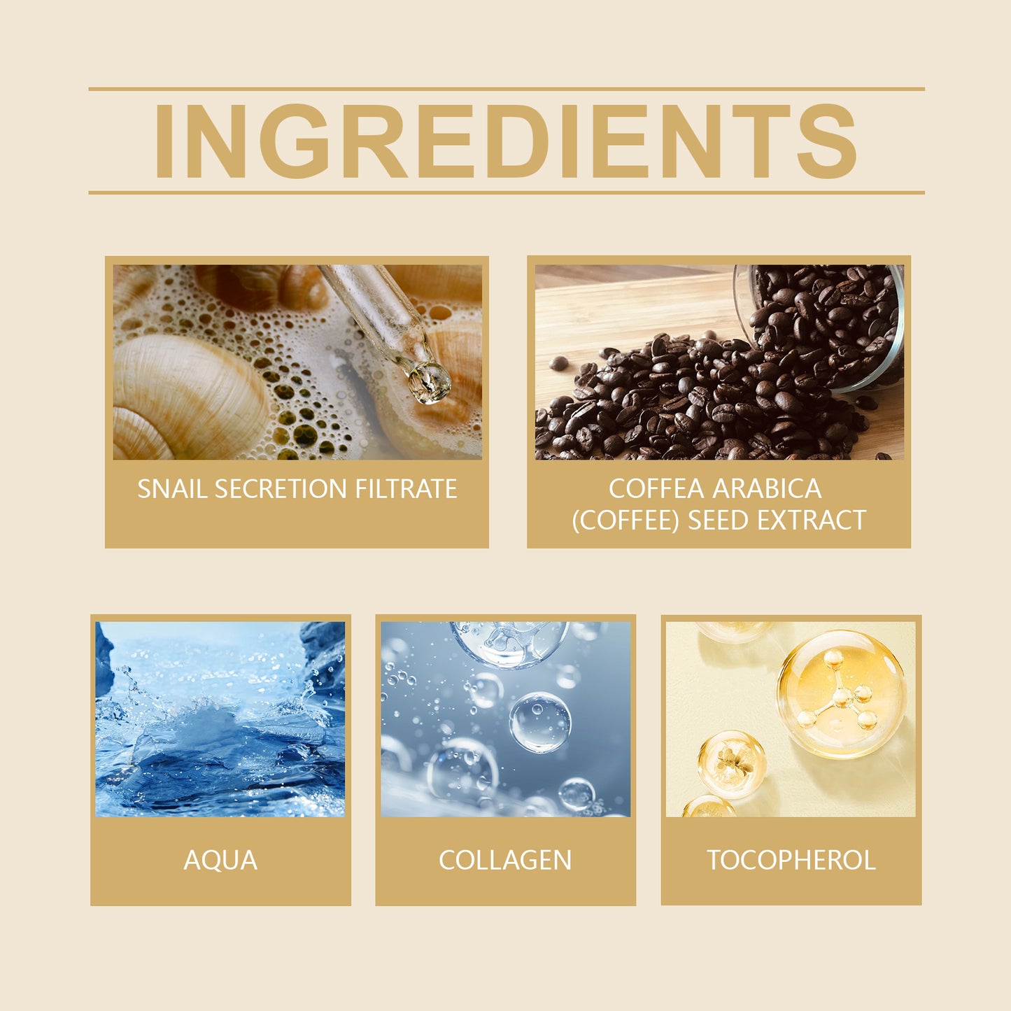Ouhoe Snail Brightening Essence Surface Hydrating, Moisturizing, Firming, Brightening And Rejuvenating Serum