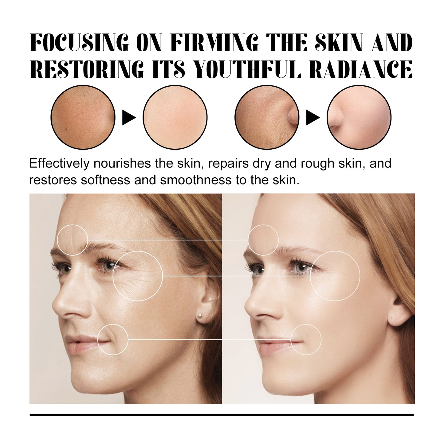 Snail Mucin 92% Moisturizer, Moisturizing And Smoothing Facial Wrinkles Firming And Elastic Skin Care Cream