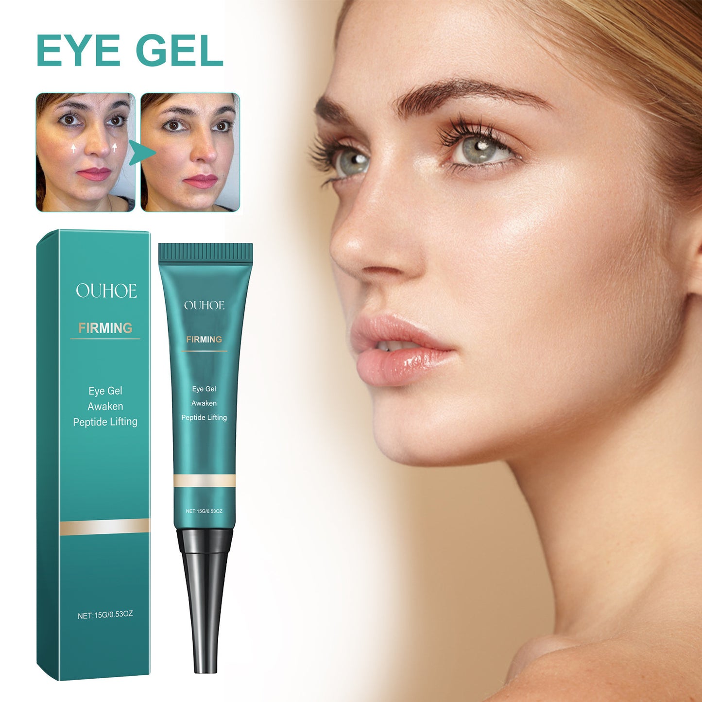 Eye Gel, Tyra Fade Eye Fine Lines Eye Pouch Black Rim Of The Eye It Moisturizes The Eyes
